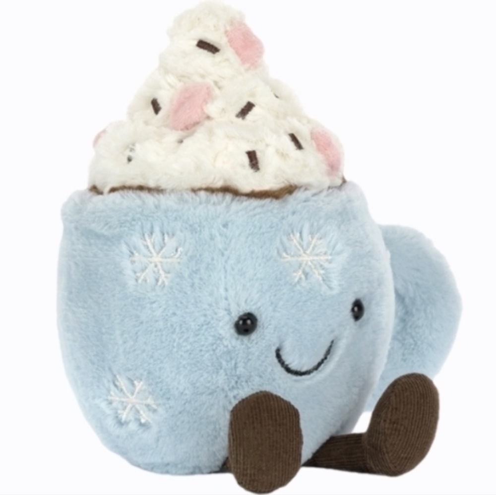 Jellycat Amuseables Hot Chocolate With Marshmallows Soft & Plush BNWT Authentic